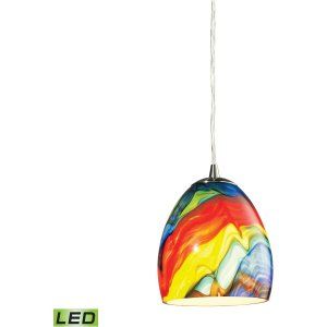 ELK Lighting ELK 31445 1RB LED Colorwave 1 Light Pendant