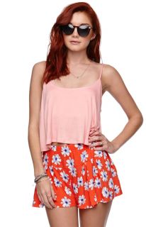 Womens La Hearts Short   La Hearts Floral Challis Shorts