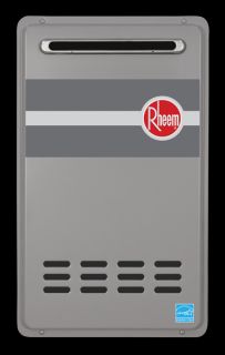 Rheem RTG95XLP Tankless Water Heater, Liquid Propane 199,000 BTU Max Direct Vent Whole House Residential/Commercial Outdoor, 9.5 GPM