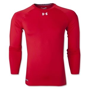 Under Armour Heatgear Sonic Compression LS T Shirt (Red)