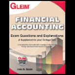 Financial Accounting : Examination Questions and Explanation