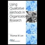 Using Qualitative Methods in Organ