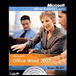 Microsoft Office Word 07 Examination 77 601   With 3 CDs