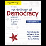 Challenge of Democracy, Essentials Cengage Advantage