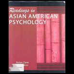 Readings in Asian American Psychology