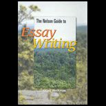 Nelson Guide to Essay Writing, (Canadian Edition)