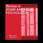 Readings In Asian American Psychology