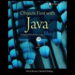 Objects First with Java : Practical Introduction Using BlueJ   With CD