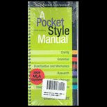 Pocket Style Manual   With 09 MLA Update  Package