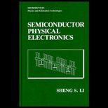Semiconductor Physical Electronics