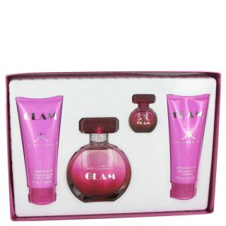 Kim Kardashian Glam for Women by Kim Kardashian, Gift Set   3.4 oz Eau De Parfum