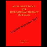 Assessment Tools for Recreational Therapy