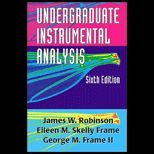 Undergraduate Instrumental Analysis