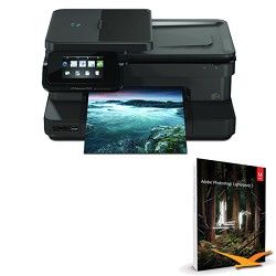 Hewlett Packard Photosmart 7520 e All In One Printer with Photoshop Lightroom 5