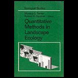 Quantitative Methods in Landscape Ecology