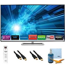 Vizio 60 inch 1080p 240Hz 3D LED Smart HDTV Plus Hook Up Bundle   M601D A3R