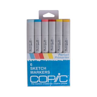 Copic 6 pk. Sketch Markers   Perfect Primaries