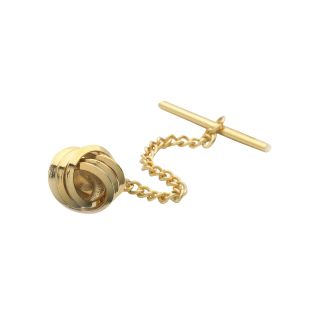 Love Knot Gold Plated Tie Tack