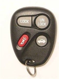 2001 Chevrolet Impala Keyless Entry Remote   Used
