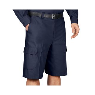 Wrangler Workwear Canvas Cargo Shorts, Navy, Mens