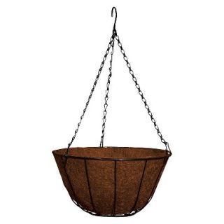 14 Chateau Hanging Basket  Brown Black Chain
