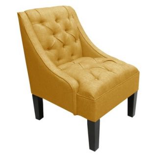 Skyline Accent Chair: Upholstered Chair: Skyline Furniture Swoop Arm Tufted