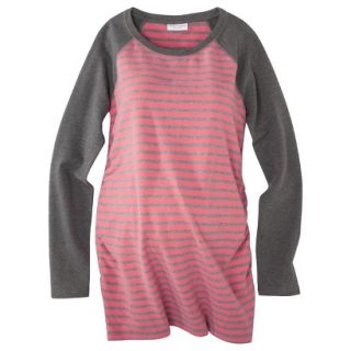 Liz Lange for Target Maternity Long Sleeve Sweatshirt   Coral Stripe M