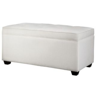 Storage Ottoman: Roma Tufted End of Bed Storage Ottoman   Oyster