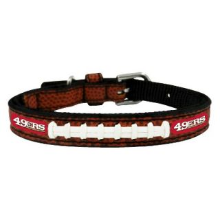 San Francisco 49ers Classic Leather Toy Football Collar