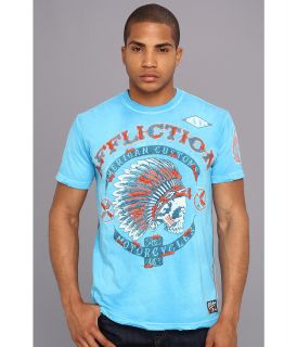 Affliction AC Arrow S/S Tee Mens T Shirt (Blue)
