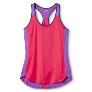 C9 by Champion Womens Color Block Tank   Radical Pink L