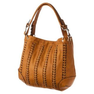 Mossimo Braided Weave Hobo Handbag   Brown