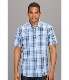 Rip Curl Palm Desert S/S Shirt Mens Short Sleeve Button Up (Blue)