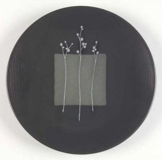 Mikasa Inner Peace Dinner Plate, Fine China Dinnerware   Zen Garden,Plant,Gray&B