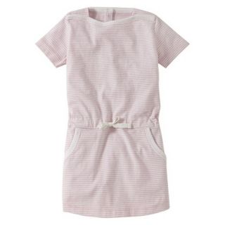 Burts Bees Baby Infant Girls Stripe Boatneck Dress   Blush/Cloud 24 M