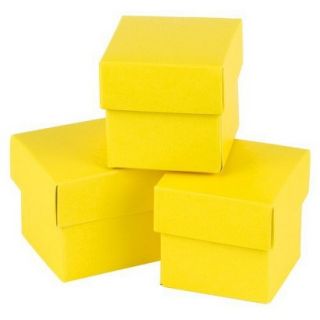 Yellow Mix & Match Favor Boxes   25ct