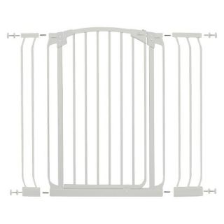 Dreambaby Chelsea Xtra Tall Auto Close Security Gate with Extensions   White