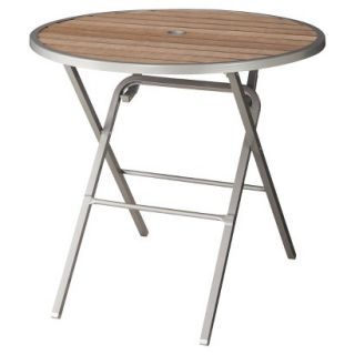 Outdoor Patio Furniture: Threshold Wood Round Table, Bryant Collection