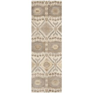 Safavieh Handmade Wyndham Natural/ Multi Wool Rug (23 X 11)