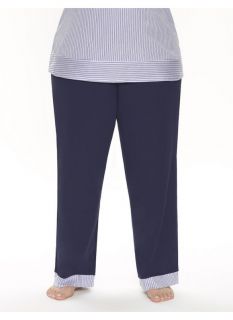 Lane Bryant Plus Size Sleep pant with striped trim     Womens Size 14/16, New