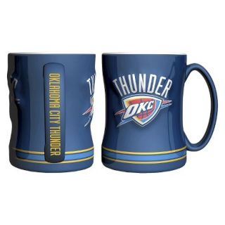 Boelter Brands NBA 2 Pack Oklahoma City Thunder Sculpted Coffee Mug   Blue (14