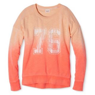 Mossimo Supply Co. Juniors Crew Neck Sweatshirt   Moxie Peach XS(1)