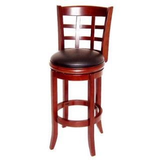 Counter Stool: Boraam Industries Kyoto Counter Stool   Red Brown (Cherry)
