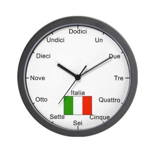  Italian Language Wall Clock