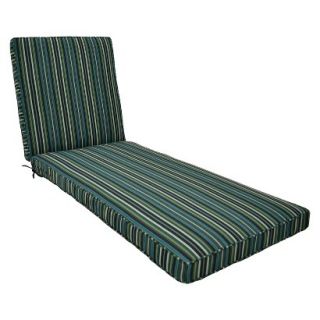 Threshold Rolston Replacement Chaise Cushion   Blue Stripe