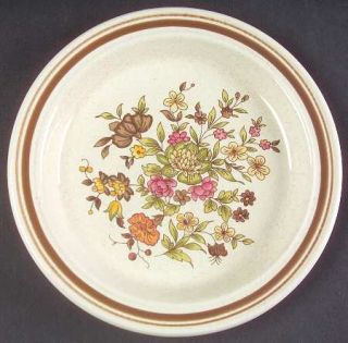 Royal Doulton Gaiety Brown Bread & Butter Plate, Fine China Dinnerware   Lambeth
