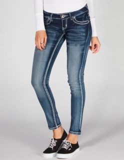 Sonja Womens Skinny Jeans Dark Blast In Sizes 1, 11, 0, 13, 7, 3