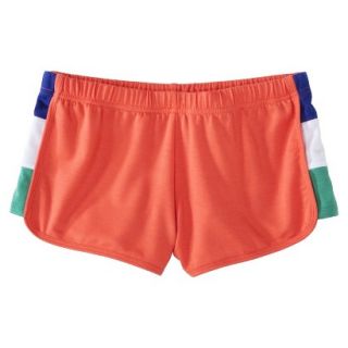 Mossimo Supply Co. Juniors Colorblock Knit Short   Coral S(3 5)