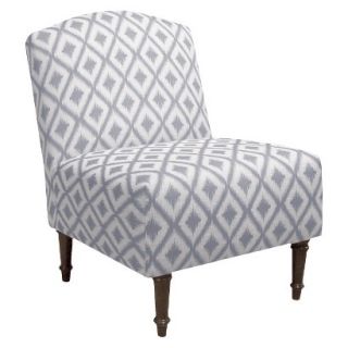 Skyline Accent Chair: Upholstered Chair: Ecom Camel Back Chair 32 1 Ikat Pewter