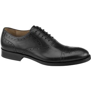 Johnston & Murphy Mens Tyndall Cap Toe Black Shoes, Size 9 M   20 0717